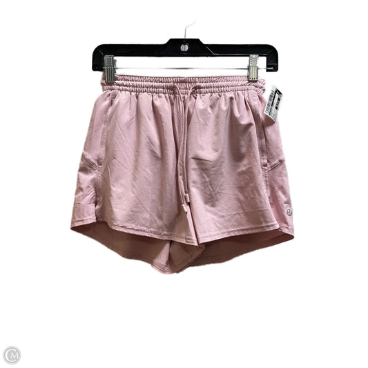 Athletic Shorts By Lululemon In Pink, Size: 2