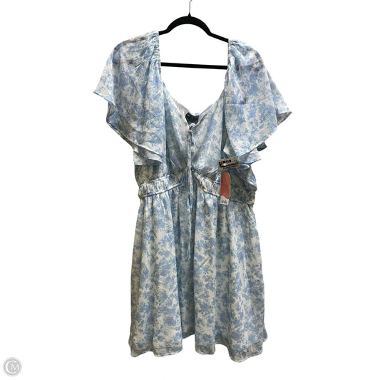 Dress Casual Midi By Arula In Blue, Size: 1x