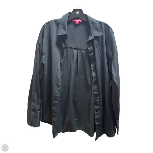 Top Long Sleeve Designer By Lilly Pulitzer In Black, Size: M