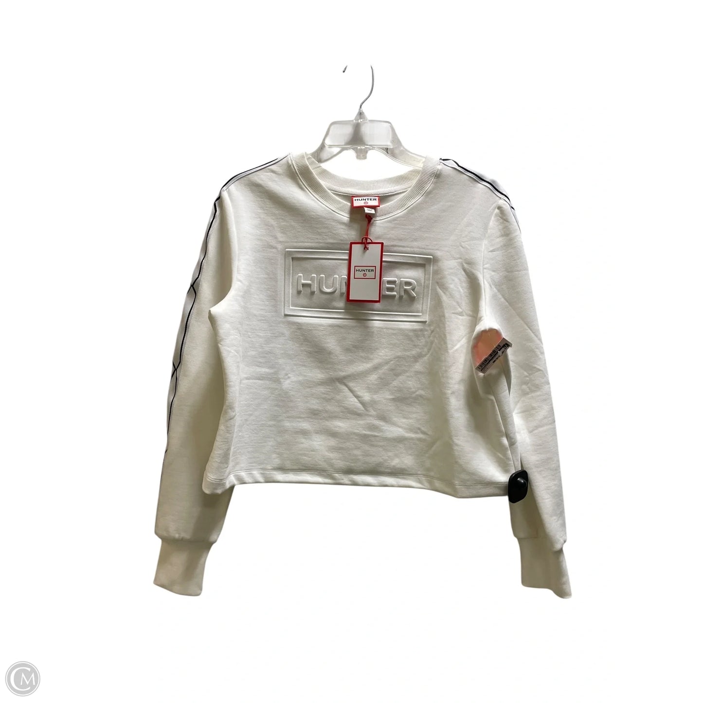 Sweatshirt Crewneck By Hunter In White, Size: M