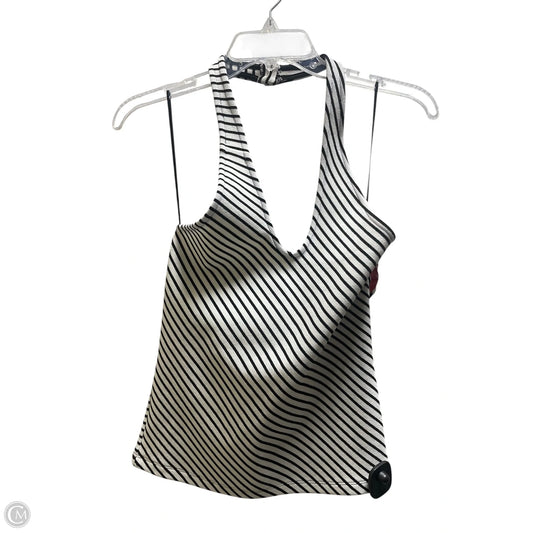 Top Sleeveless By Maeve In Black & White, Size: S
