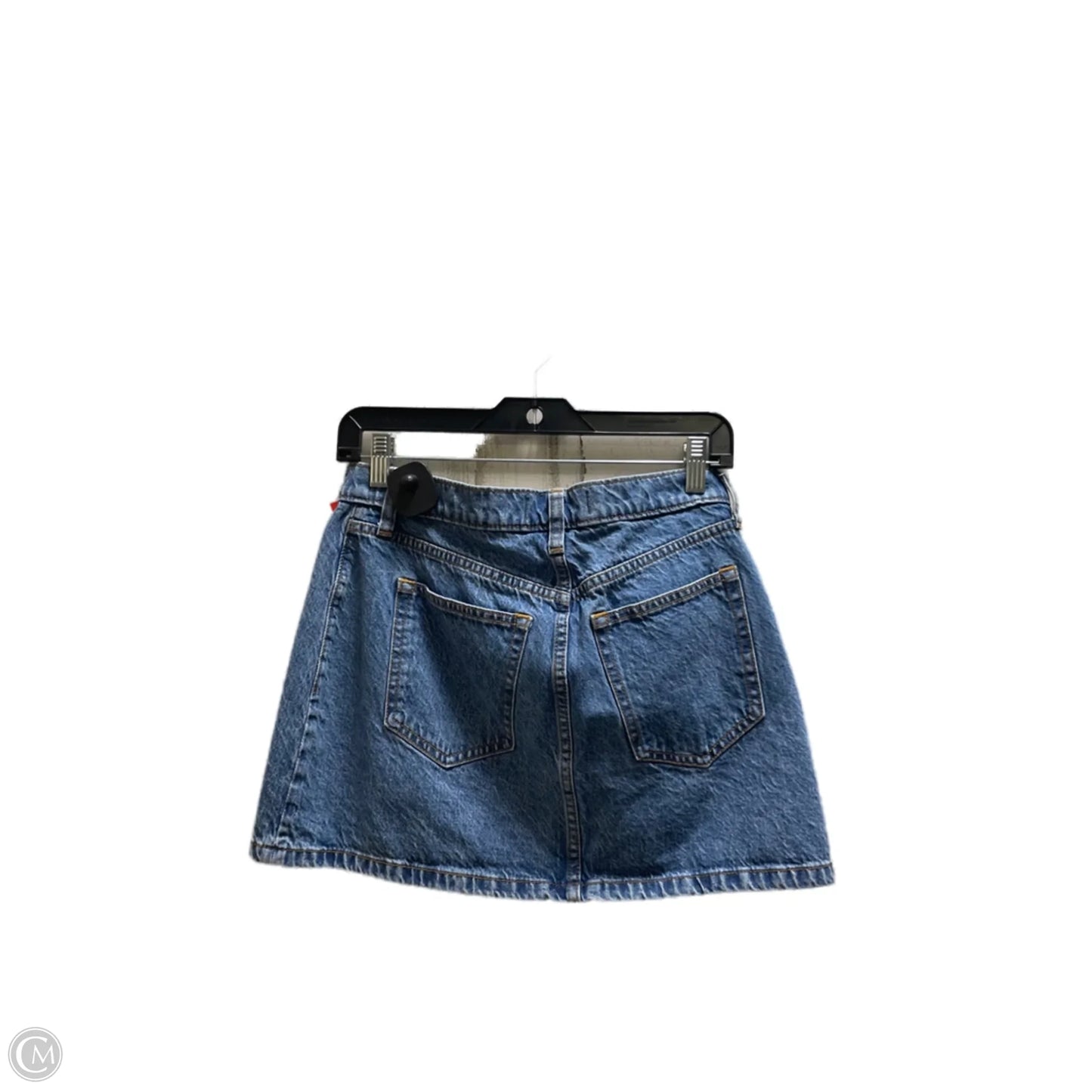 Skirt Mini & Short By Abercrombie And Fitch In Blue Denim, Size: 2