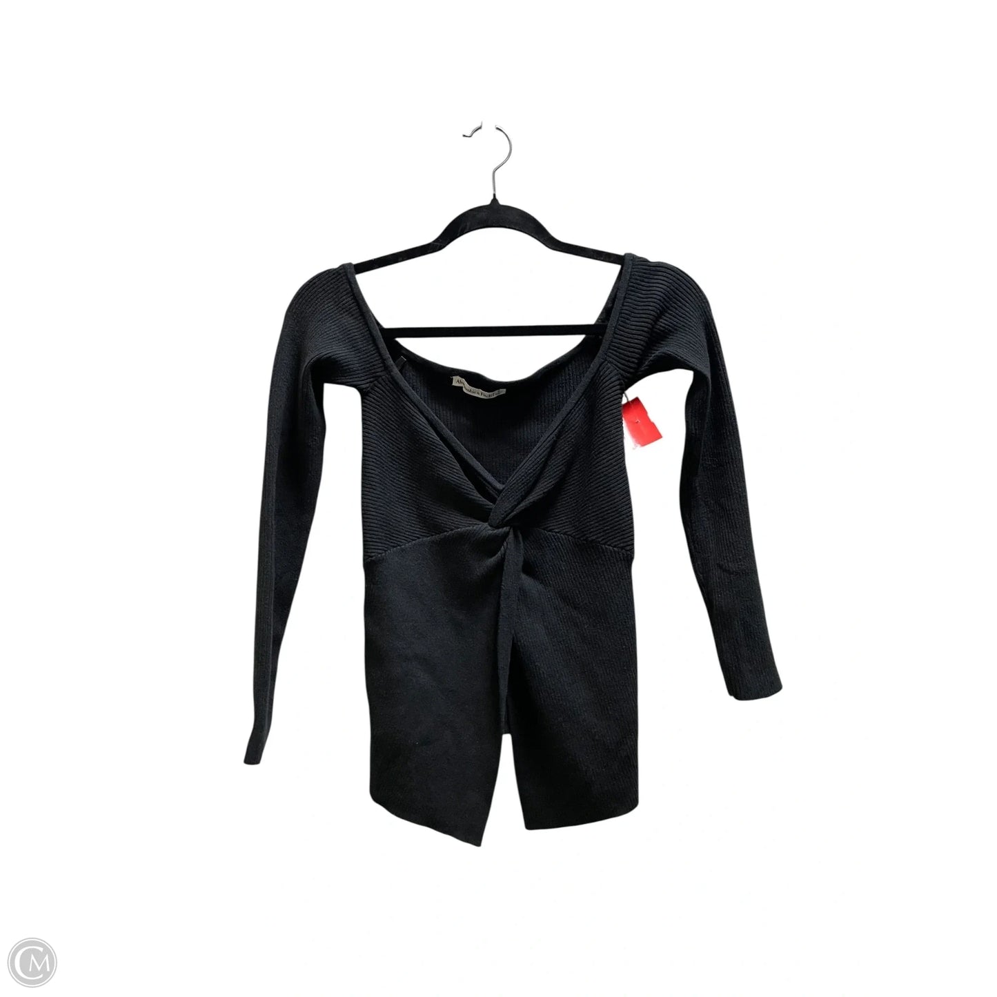 Top Long Sleeve By Abercrombie And Fitch In Black, Size: S