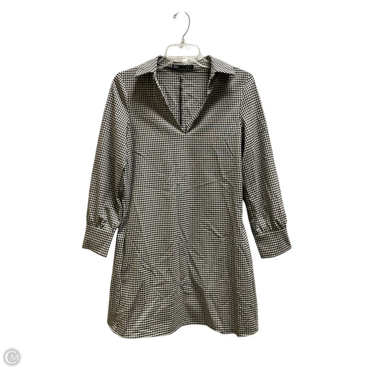 Dress Casual Short By Zara In Tan, Size: Xs