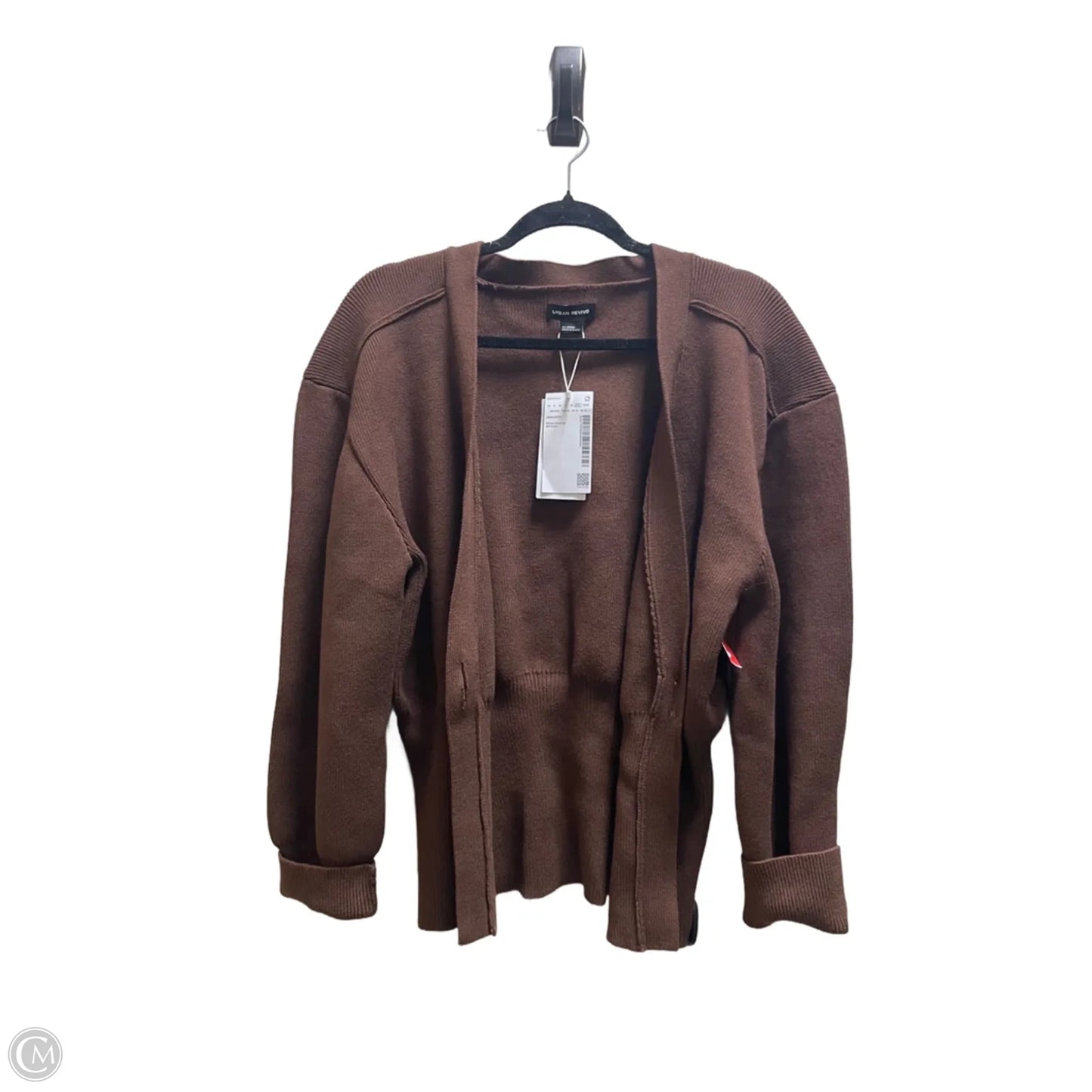 Sweater Cardigan By Clothes Mentor In Brown, Size: Xxl