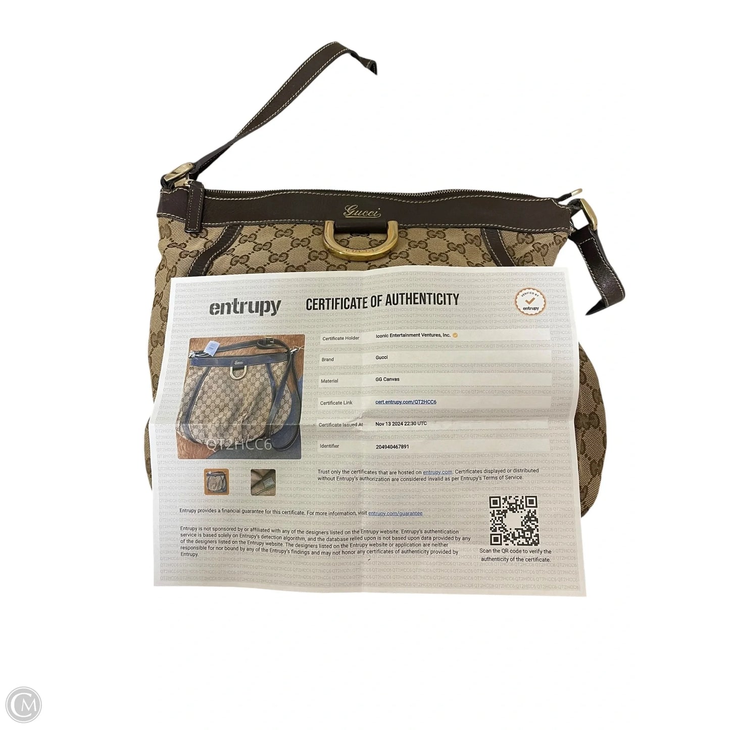 Crossbody Luxury Designer By Gucci, Size: Medium