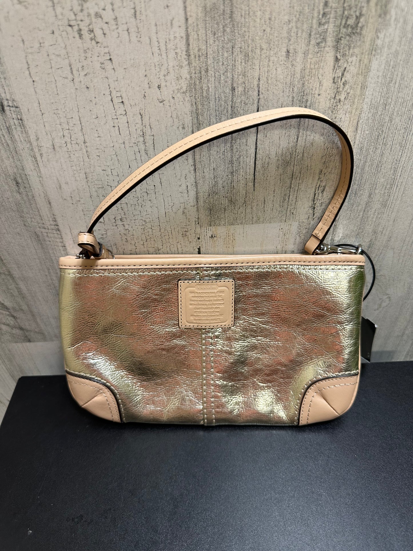 Silver Handbag Coach, Size Small