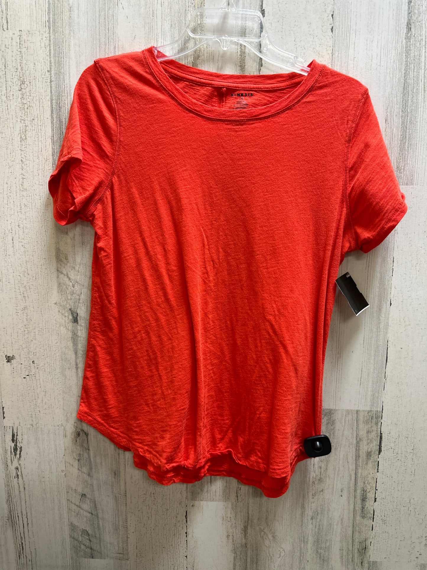 Red Top Short Sleeve Clothes Mentor, Size M