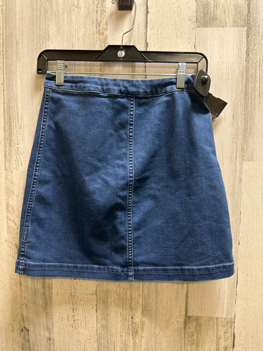 Blue Denim Skirt Mini & Short Free People, Size 6