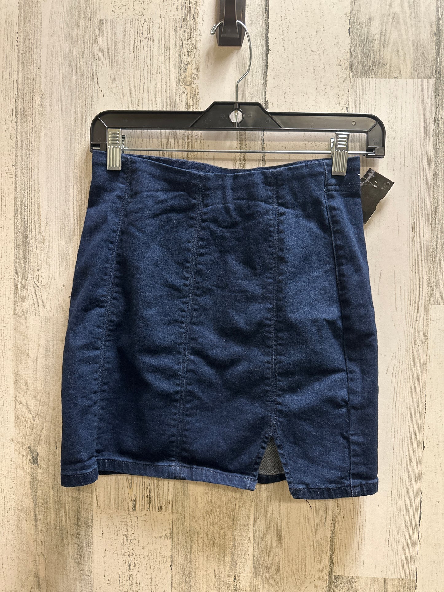 Blue Denim Skirt Mini & Short Free People, Size 2