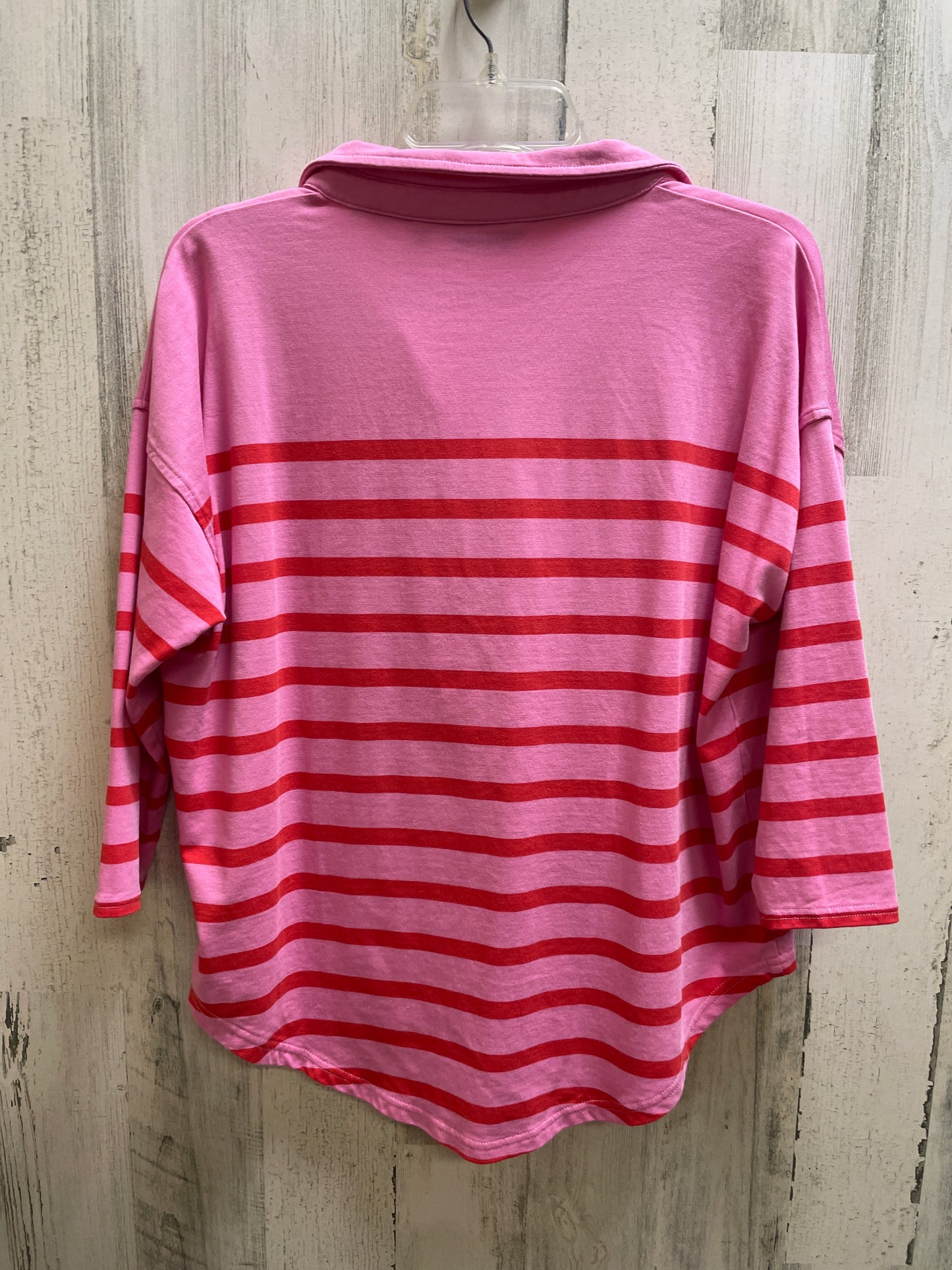 Top Long Sleeve By Vineyard Vines In Pink, Size: Xs