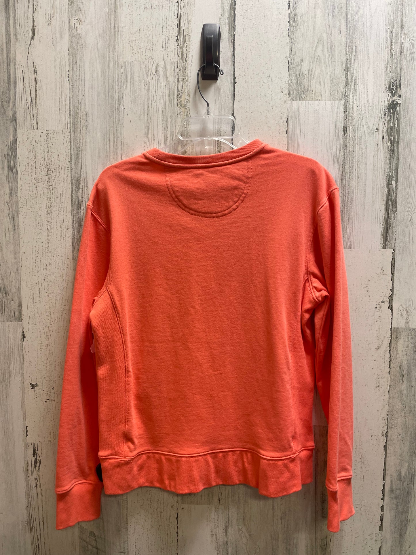 Sweatshirt Crewneck By Life Is Good In Orange, Size: S