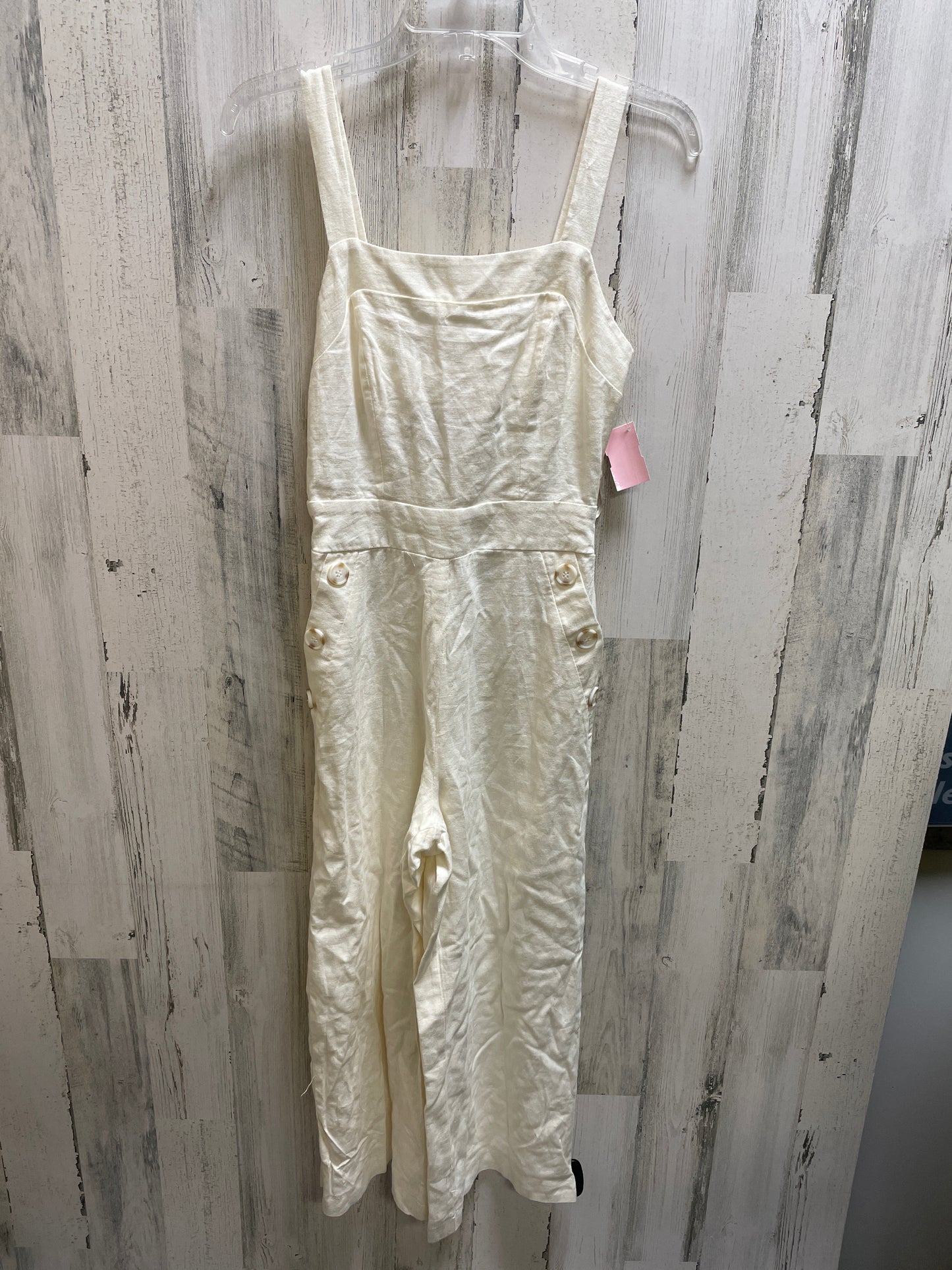 Jumpsuit By Clothes Mentor In Cream, Size: Xs