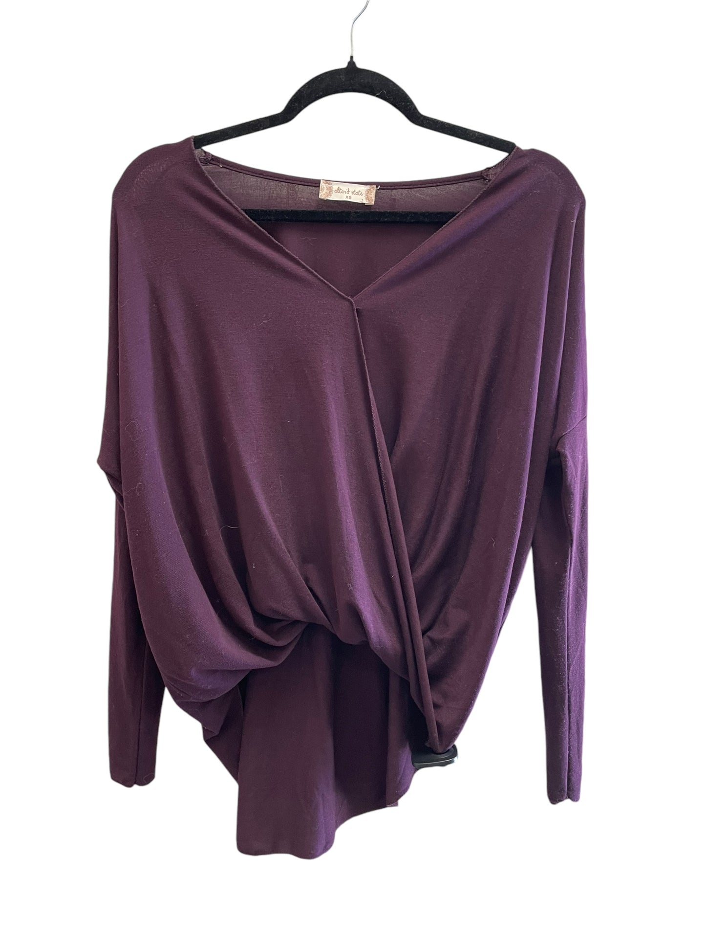 Top Long Sleeve By Altard State In Purple, Size: Xs