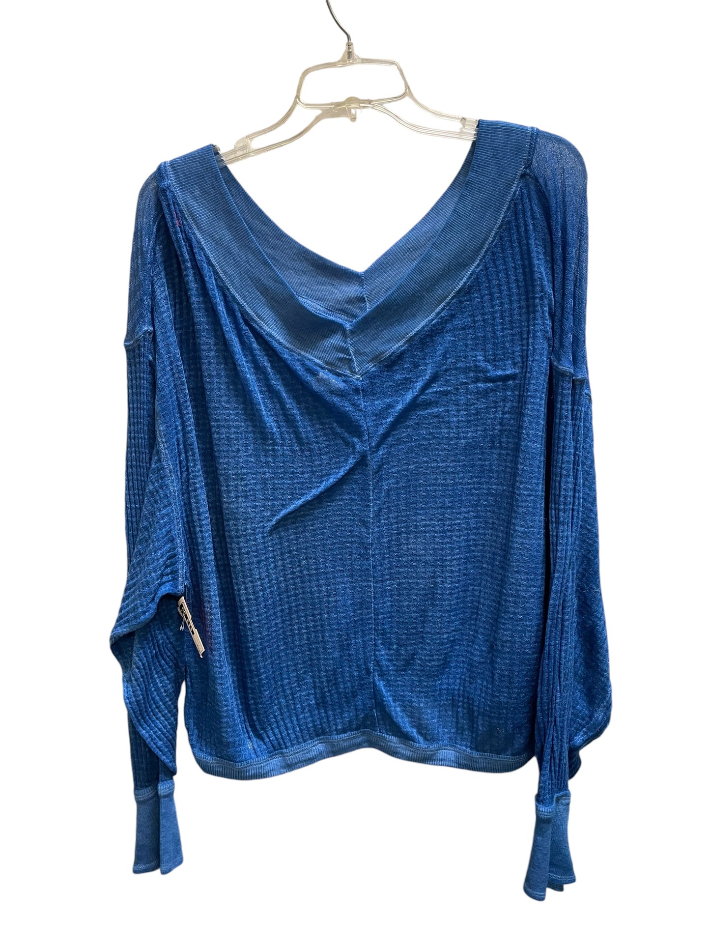 Top Long Sleeve By We The Free In Blue, Size: M