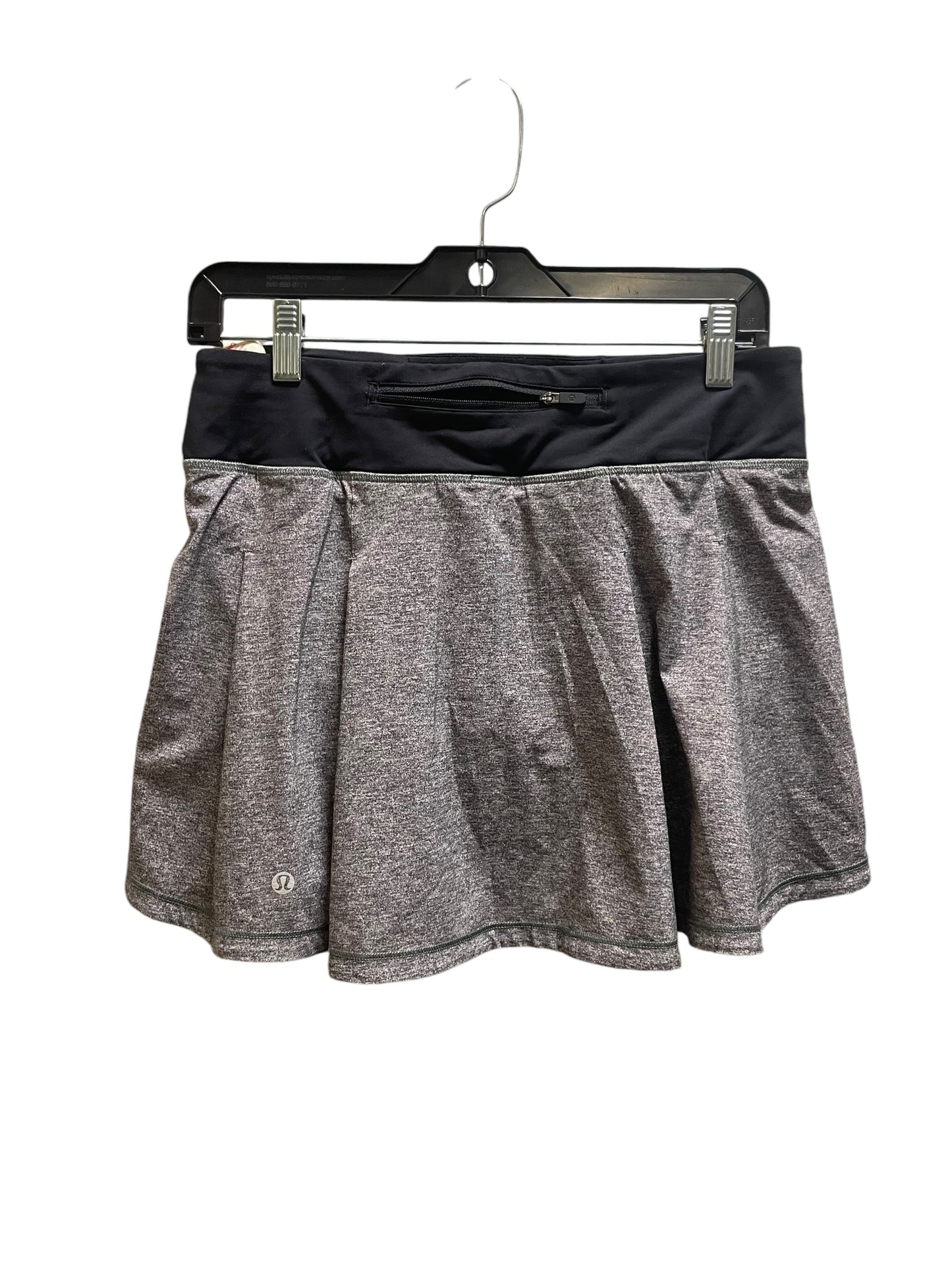 Athletic Skirt By Lululemon In Grey, Size: 6