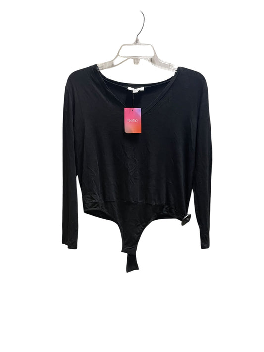 Top Long Sleeve By Clothes Mentor In Black, Size: M