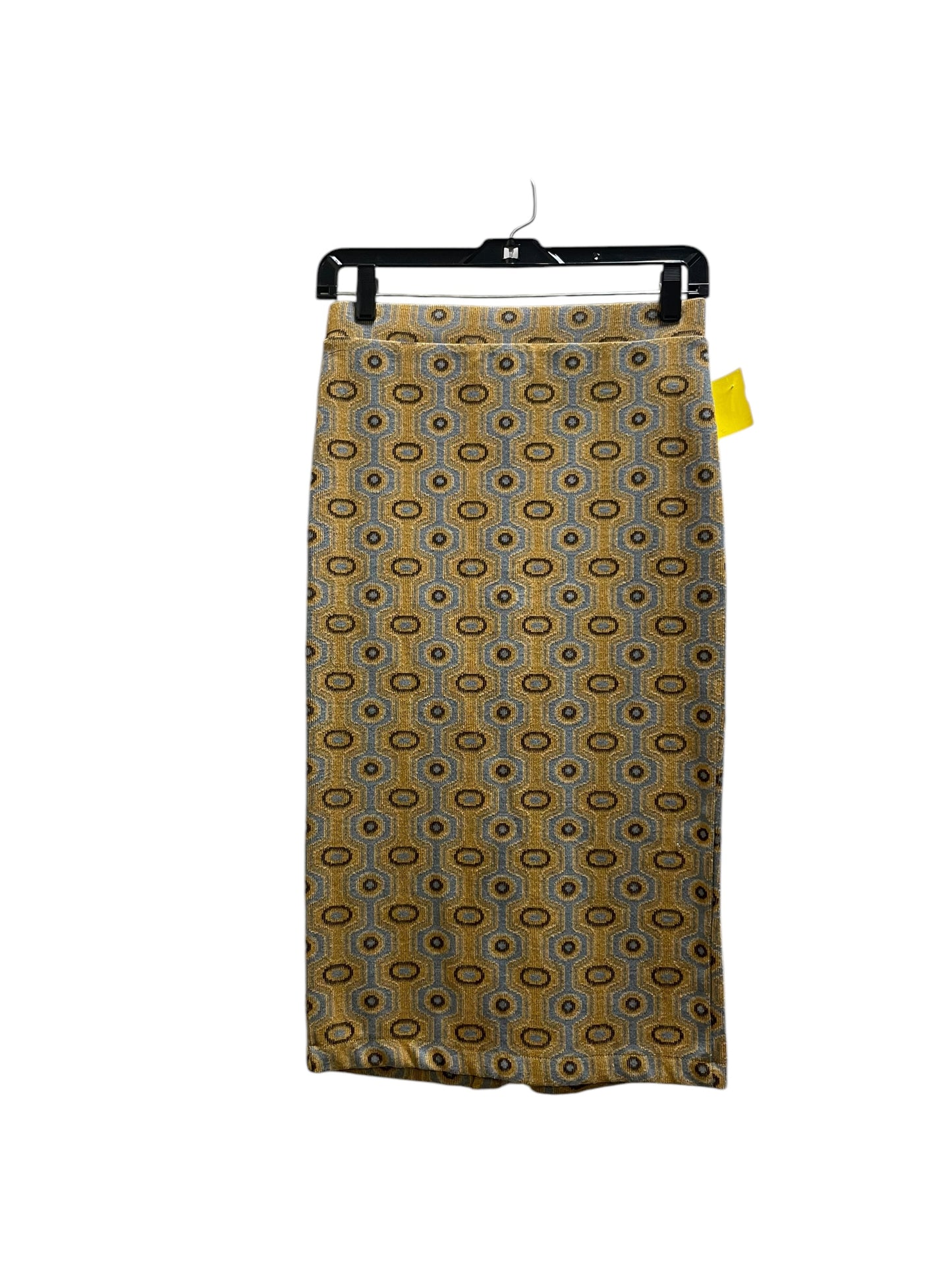 Skirt Midi By Zara In Yellow, Size: S