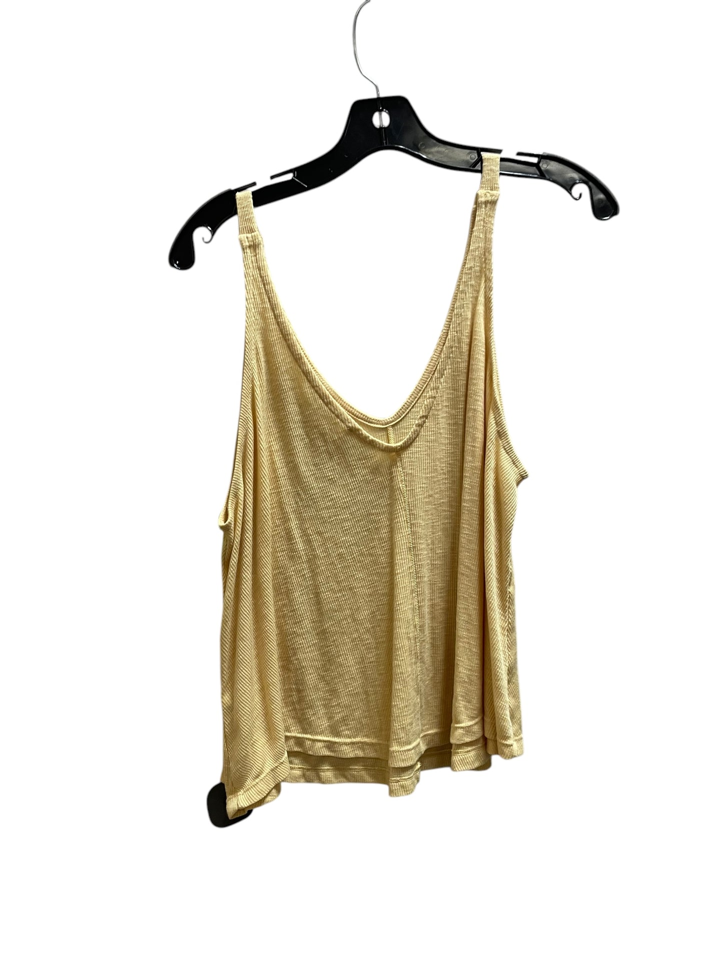 Top Sleeveless By Free People In Yellow, Size: S