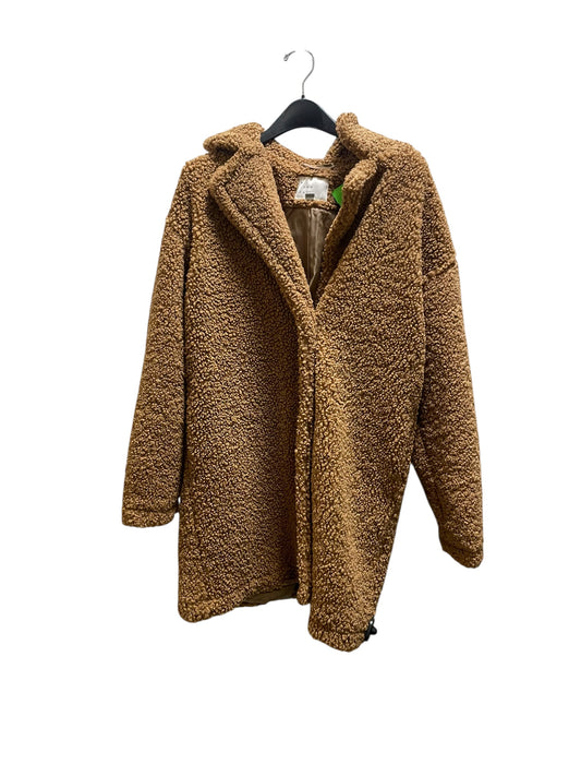 Coat Faux Fur & Sherpa By A New Day In Brown, Size: S