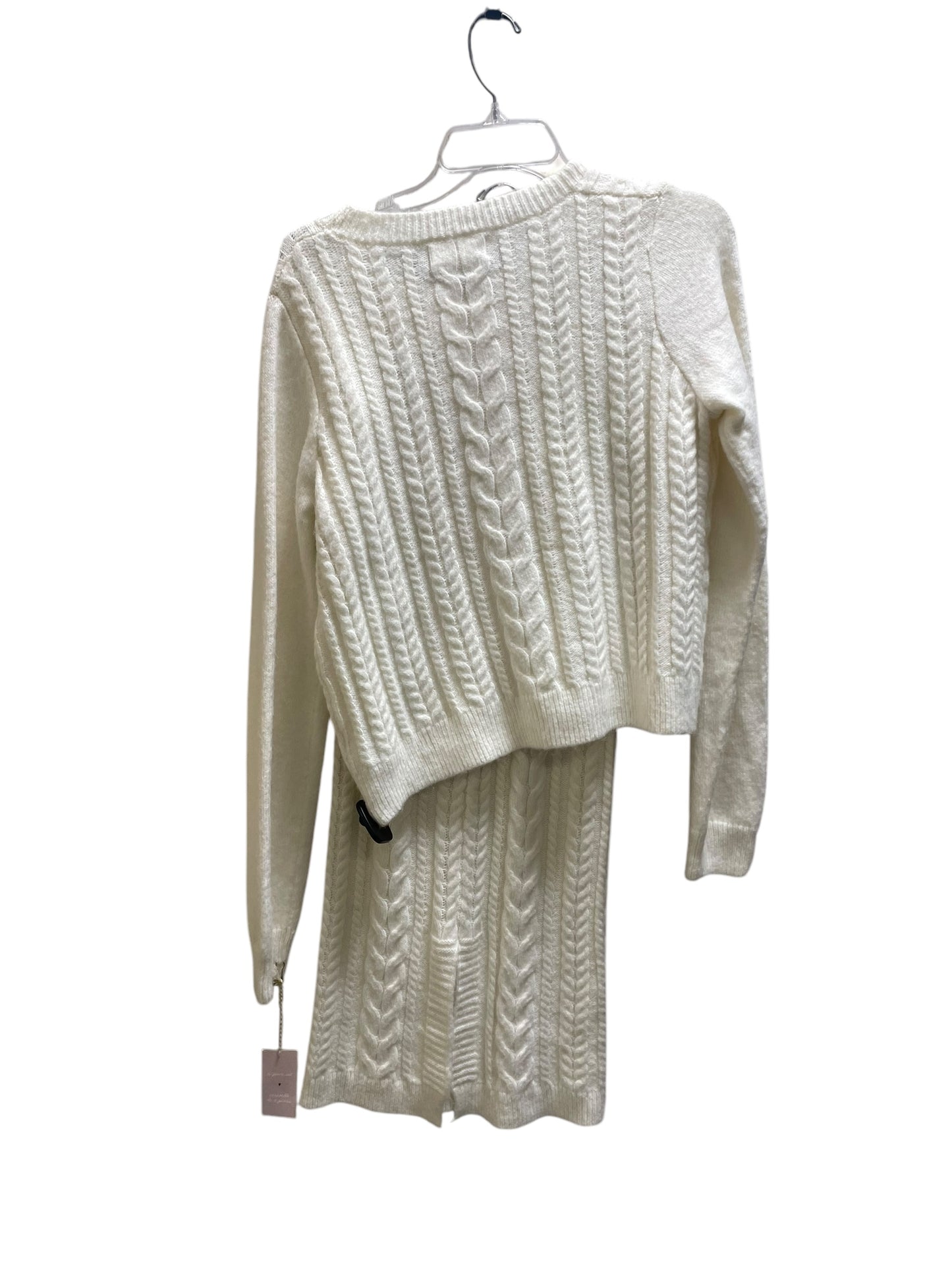 Sweater 2pc By Jessica Simpson In White, Size: M