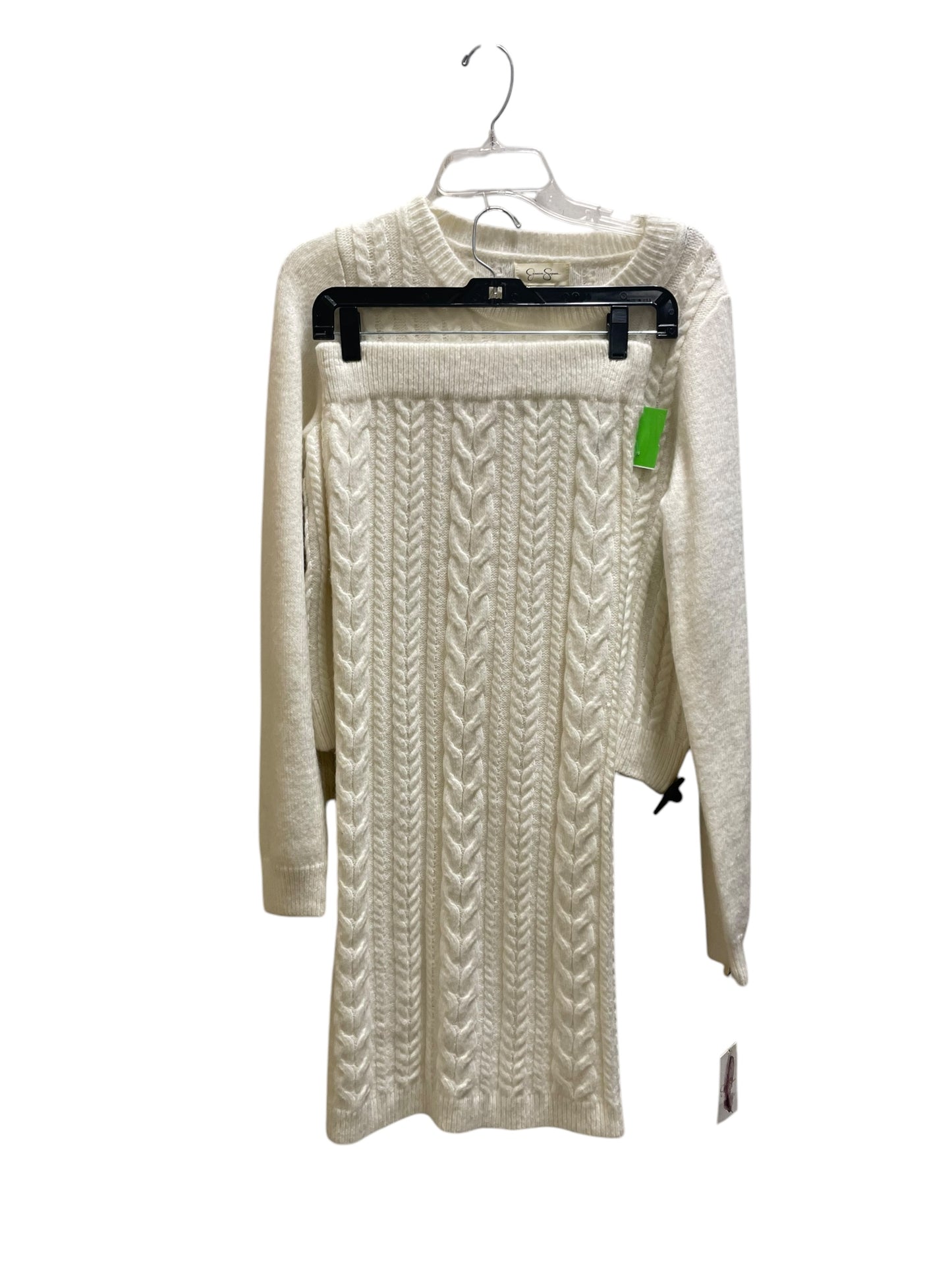 Sweater 2pc By Jessica Simpson In White, Size: M