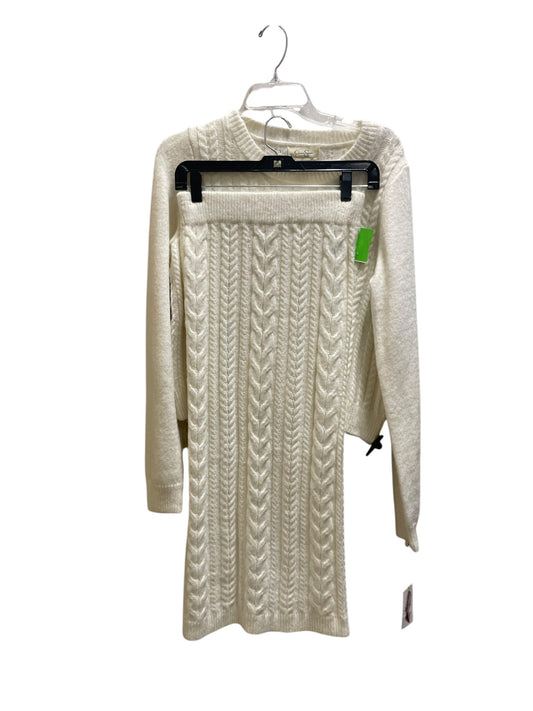 Sweater 2pc By Jessica Simpson In White, Size: M