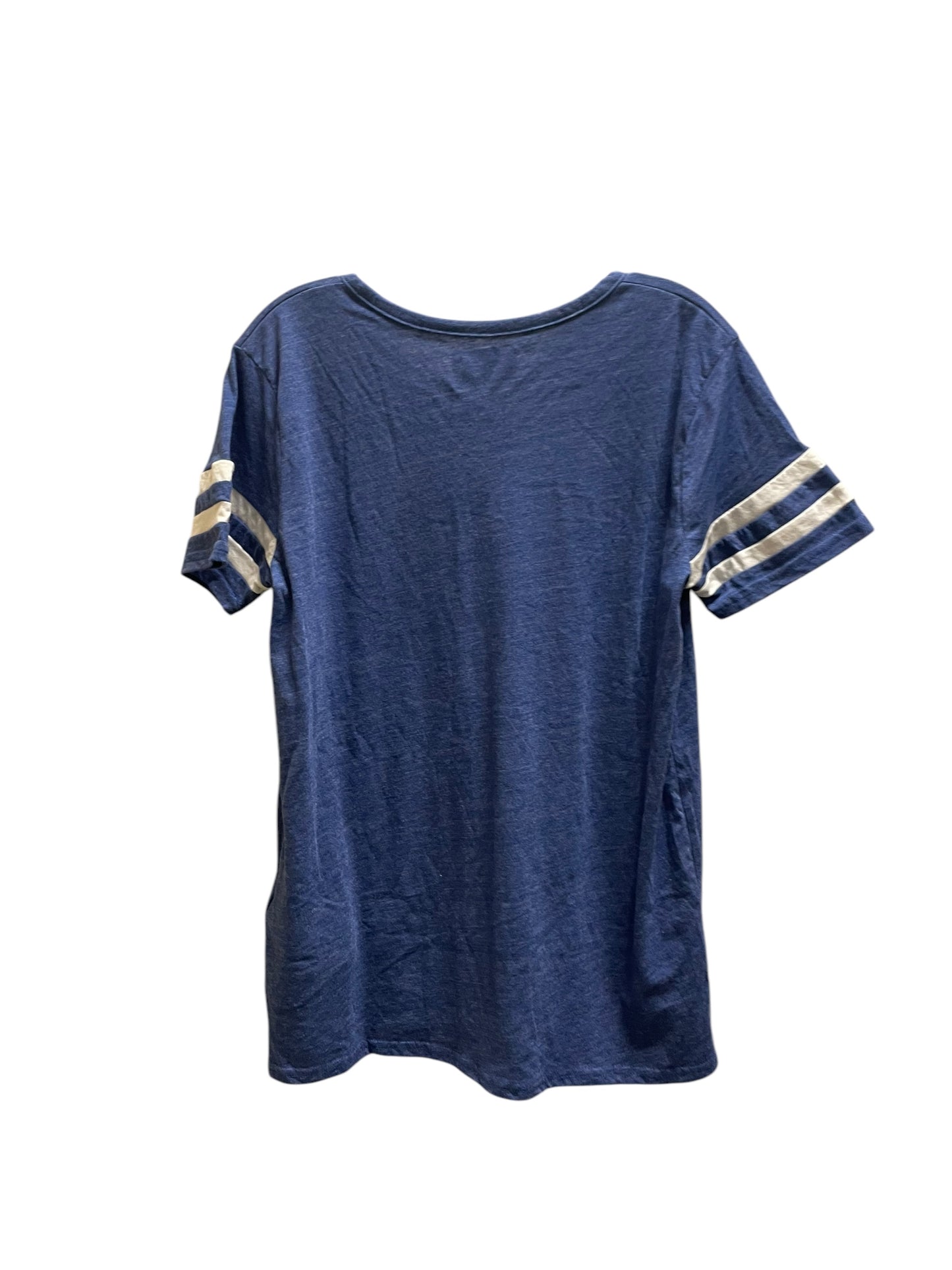 Top Short Sleeve By Clothes Mentor In Blue, Size: M