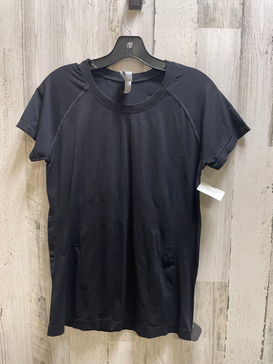 Black Top Short Sleeve Basic Athleta, Size L