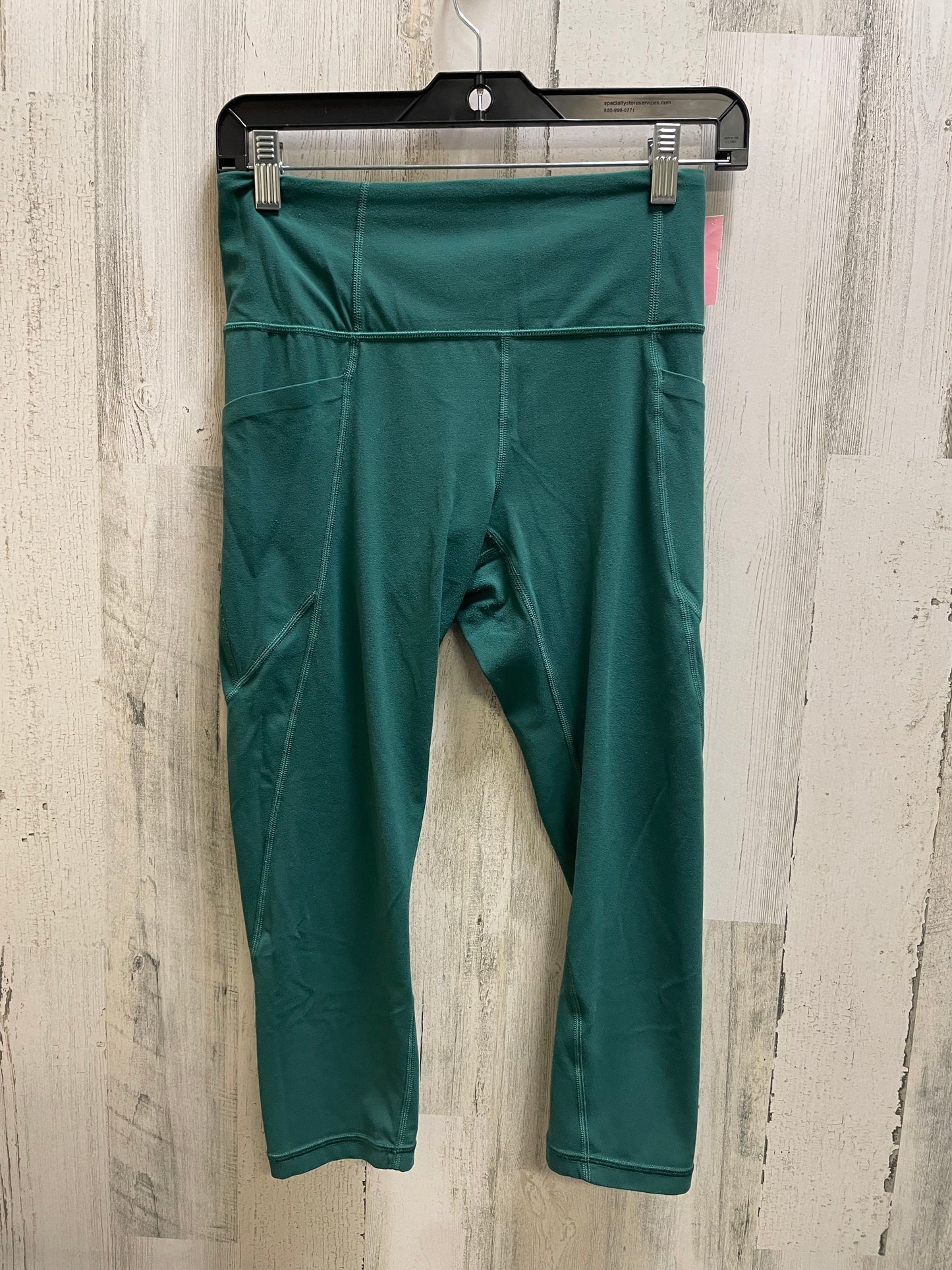 Green Athletic Leggings Athleta, Size S