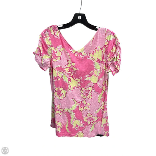 Top Sleeveless Designer By Lilly Pulitzer In Pink, Size: L