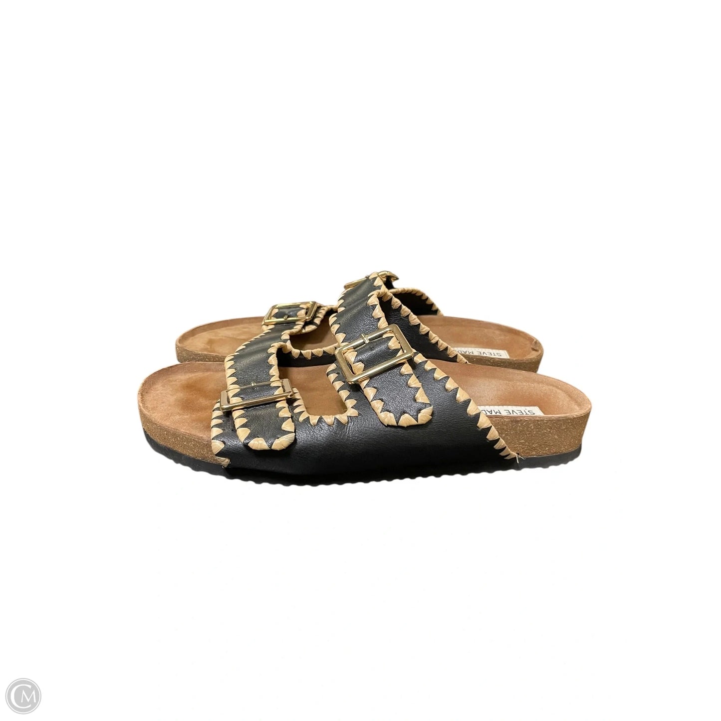 Sandals Flats By Steve Madden In Black, Size: 11
