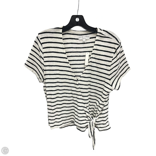 Top Short Sleeve By Madewell In White, Size: M