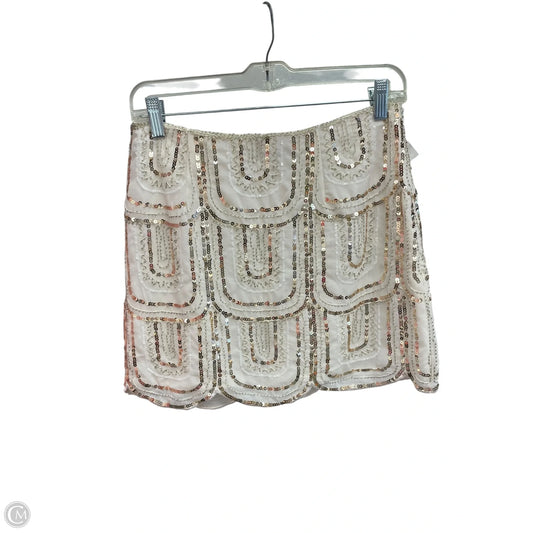 Skirt Mini & Short By Clothes Mentor In Gold, Size: L