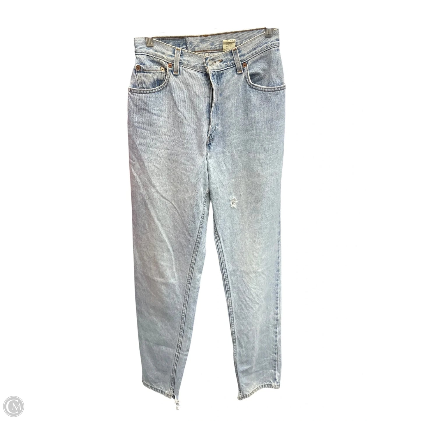 Jeans Straight By Levis In Blue Denim, Size: 6