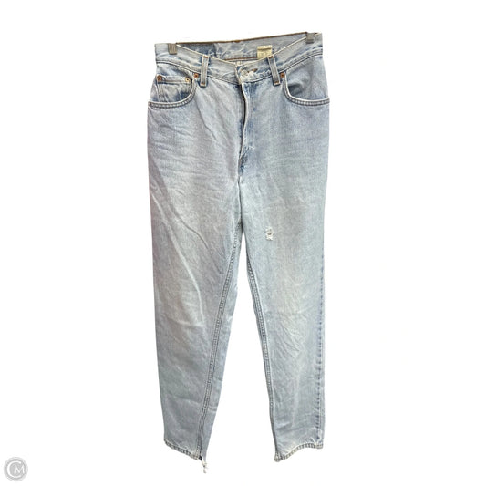 Jeans Straight By Levis In Blue Denim, Size: 6