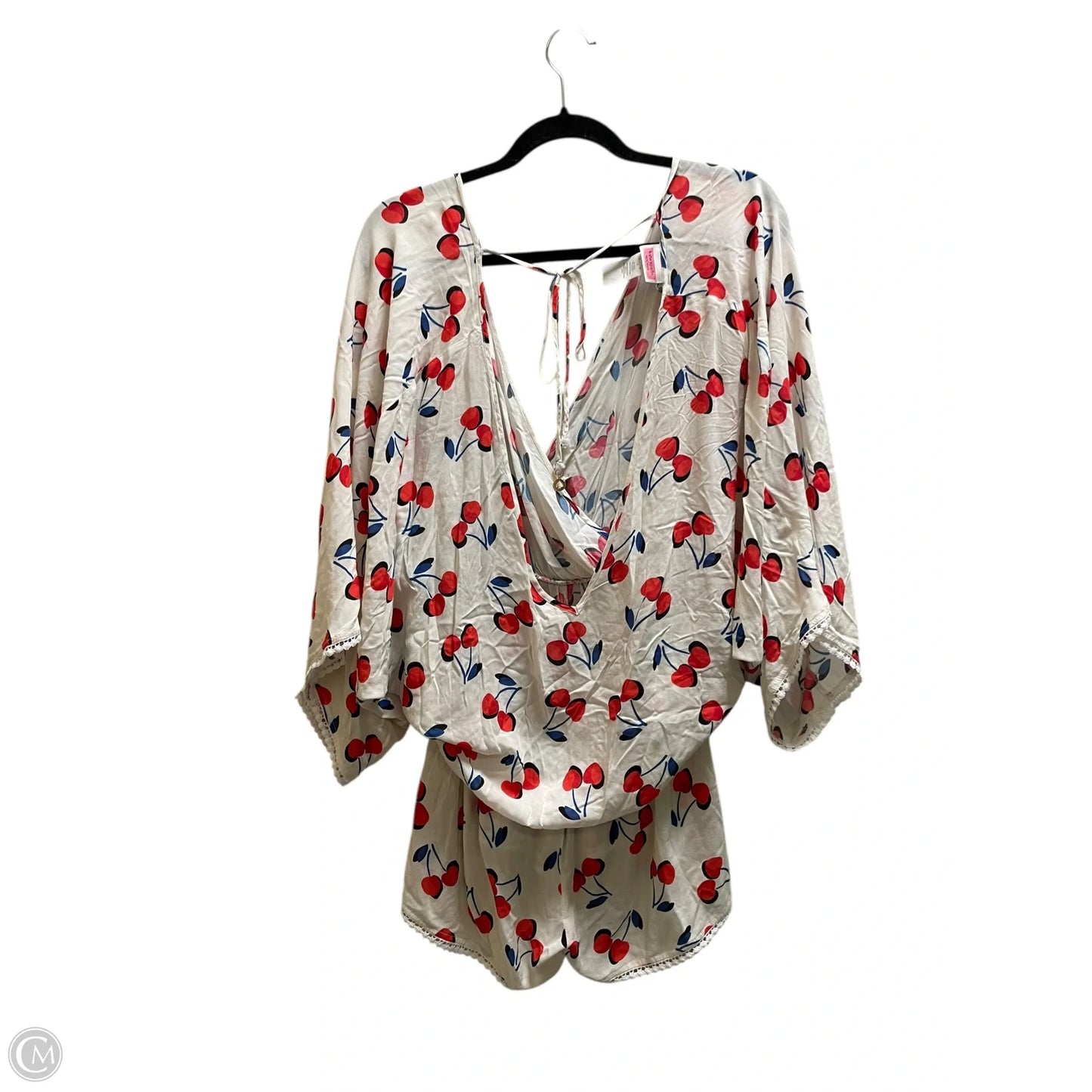 Swimwear Cover-up Designer By Kate Spade In White, Size: L