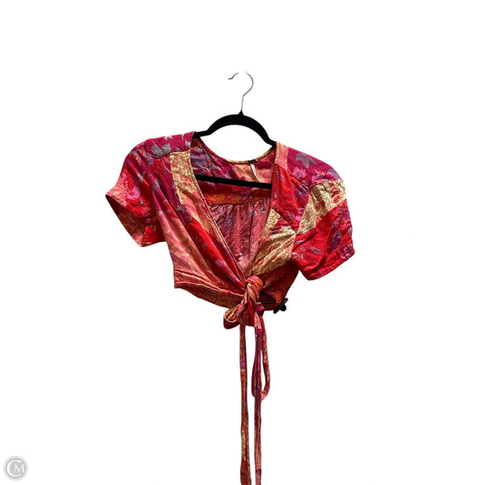 Top Short Sleeve By Free People In Red, Size: S