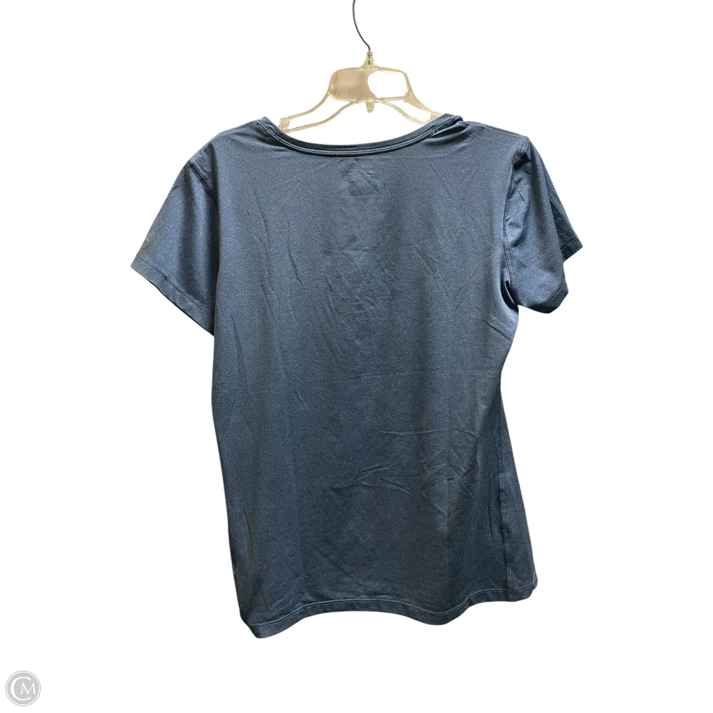 Athletic Top Short Sleeve By Columbia In Blue, Size: L