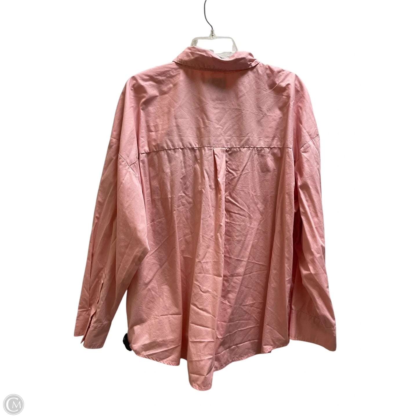 Top Long Sleeve By Abercrombie And Fitch In Pink, Size: Xl