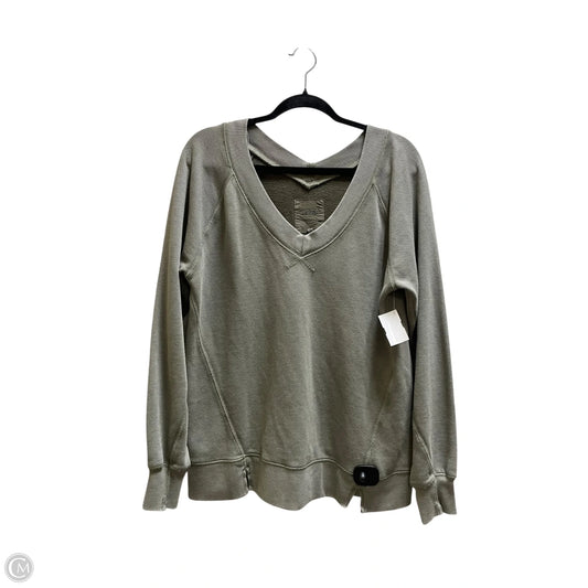 Sweatshirt Crewneck By Aerie In Green, Size: Xs