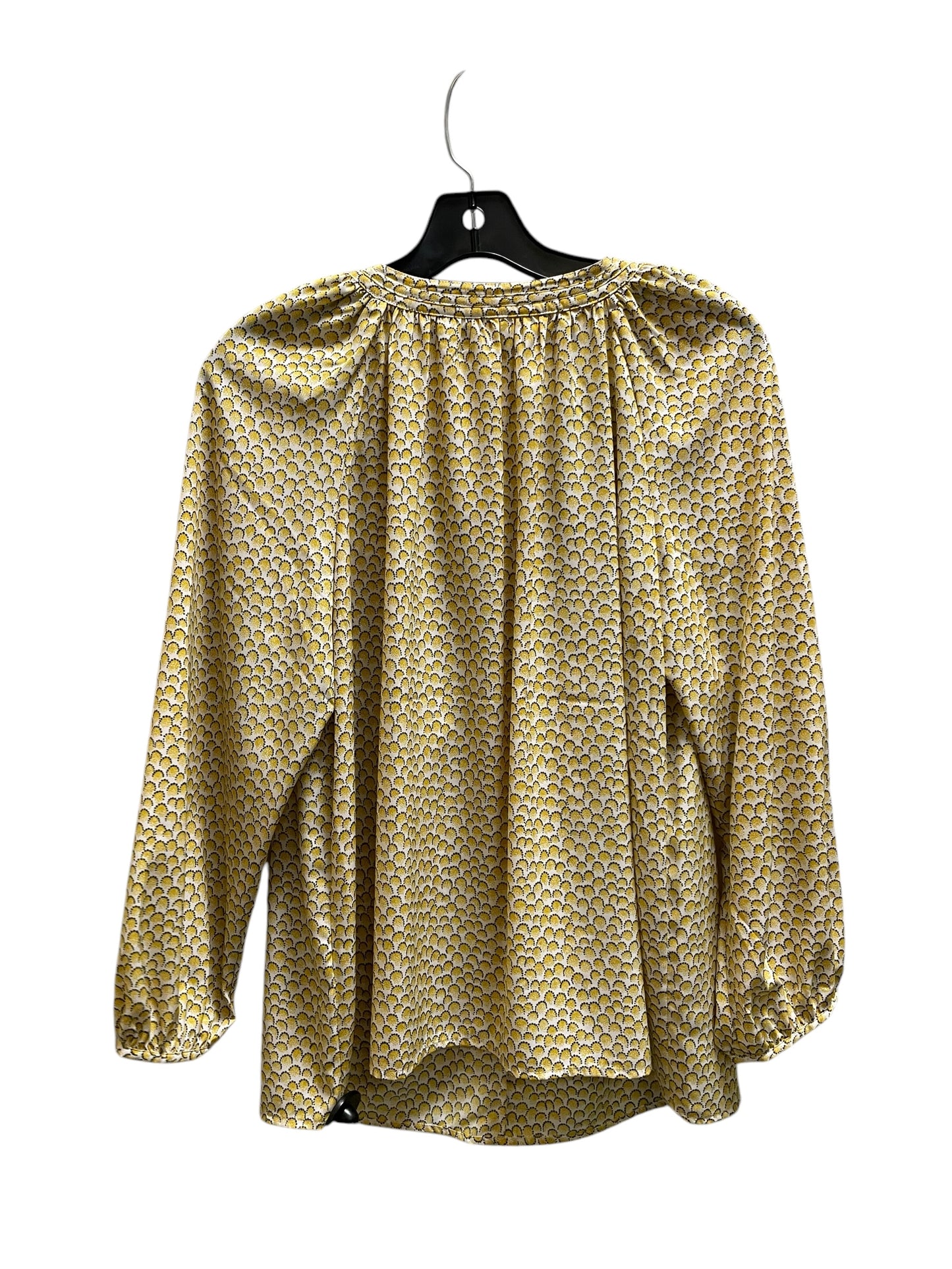 Top Long Sleeve By Boden In Yellow, Size: M