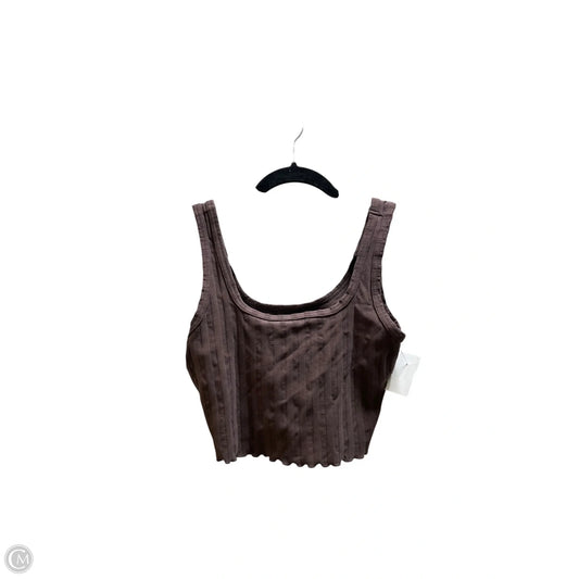 Top Sleeveless By Aerie In Brown, Size: Xs