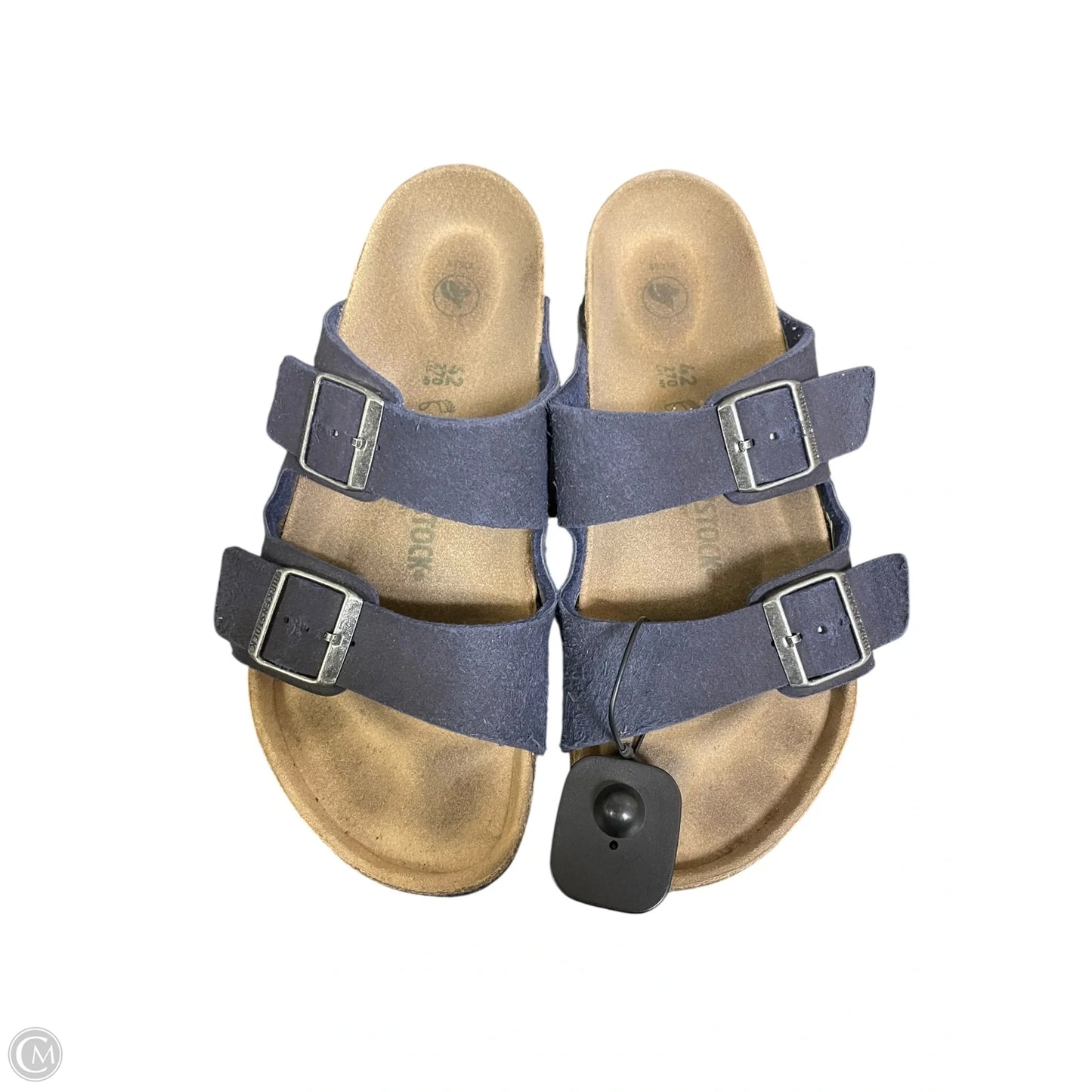 Sandals Flats By Birkenstock In Navy, Size: 11
