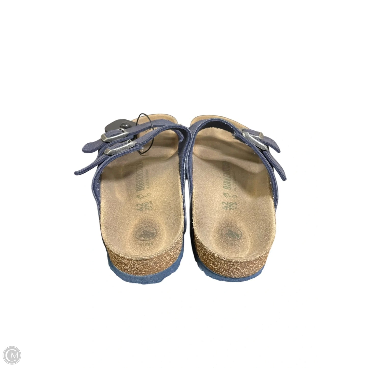 Sandals Flats By Birkenstock In Navy, Size: 11