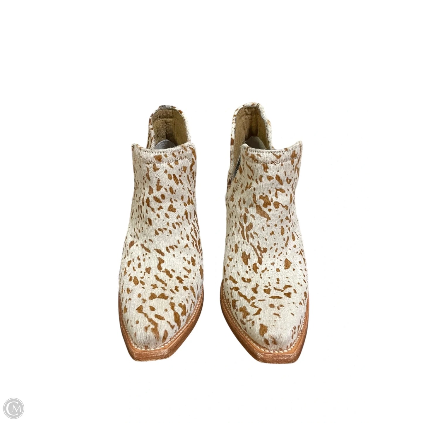 Boots Ankle Flats By Ariat In Cream, Size: 7