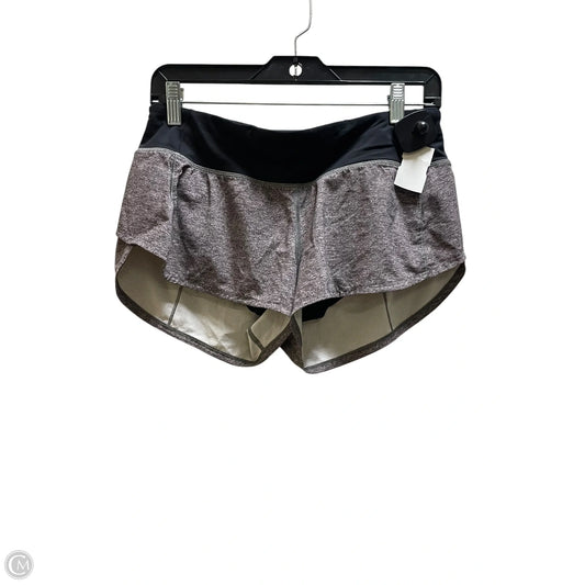 Athletic Shorts By Lululemon In Grey, Size: 6