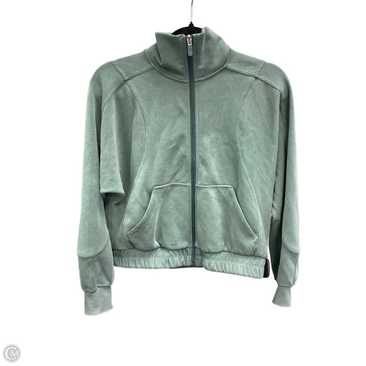 Athletic Jacket By Lululemon In Green, Size: 4