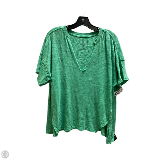 Top Short Sleeve By We The Free In Green, Size: Xs