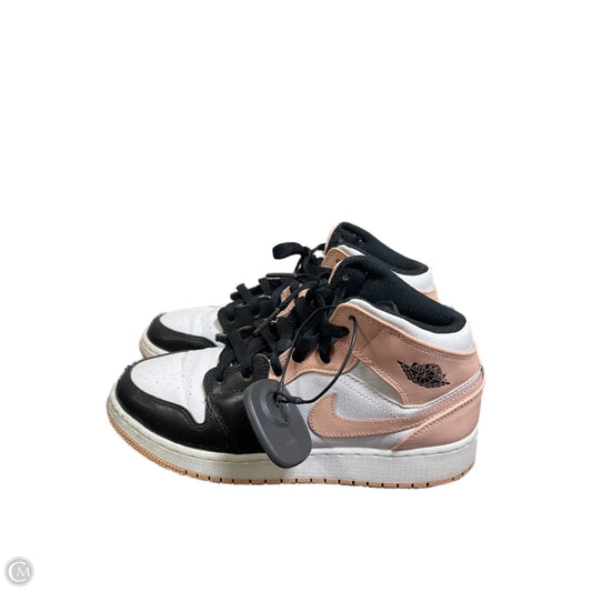Shoes Luxury Designer By Jordan In Black, Size: 7.5
